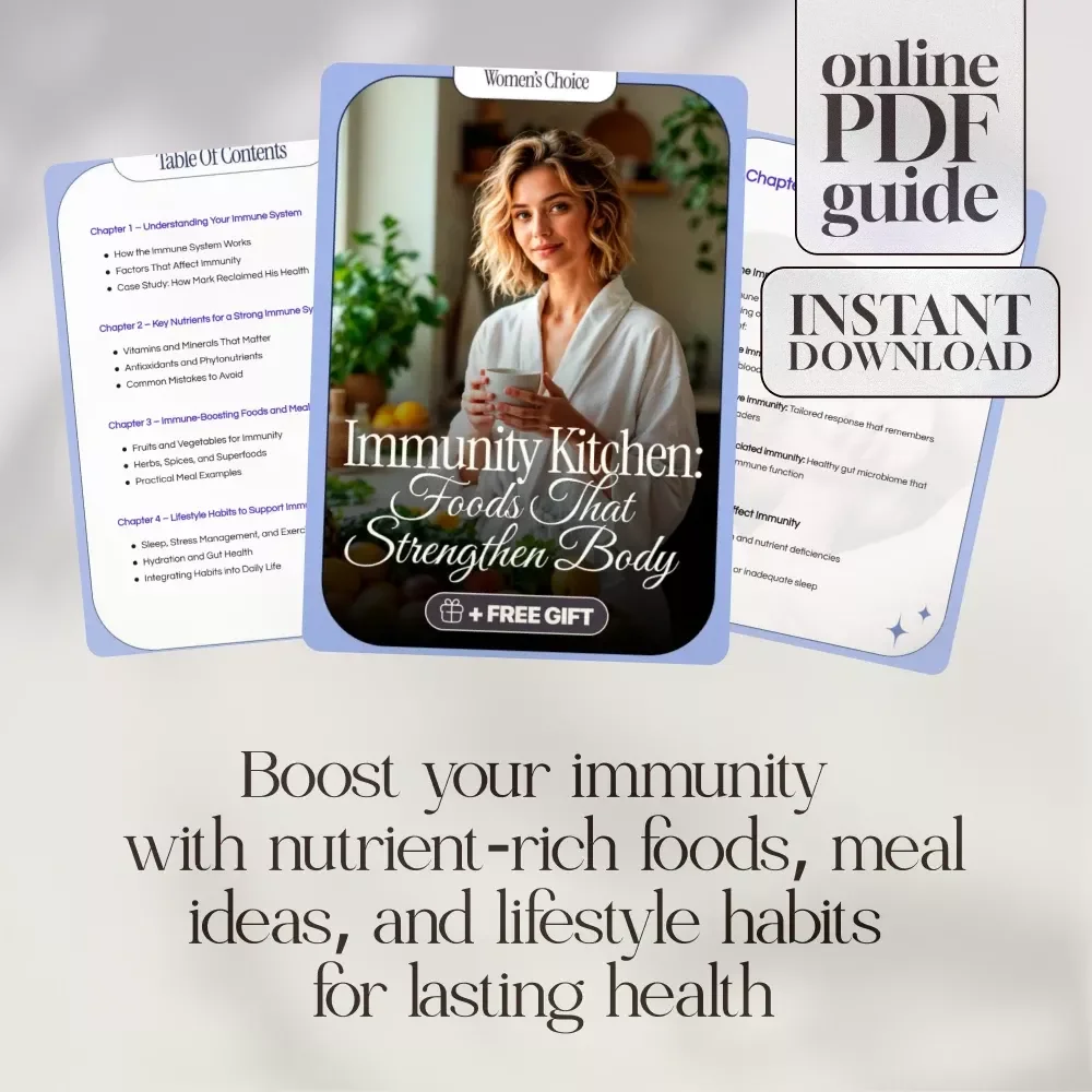 Immunity Kitchen: Foods That Strengthen Body | Immune-Boosting Foods eBook for Wellness & Meal Ideas