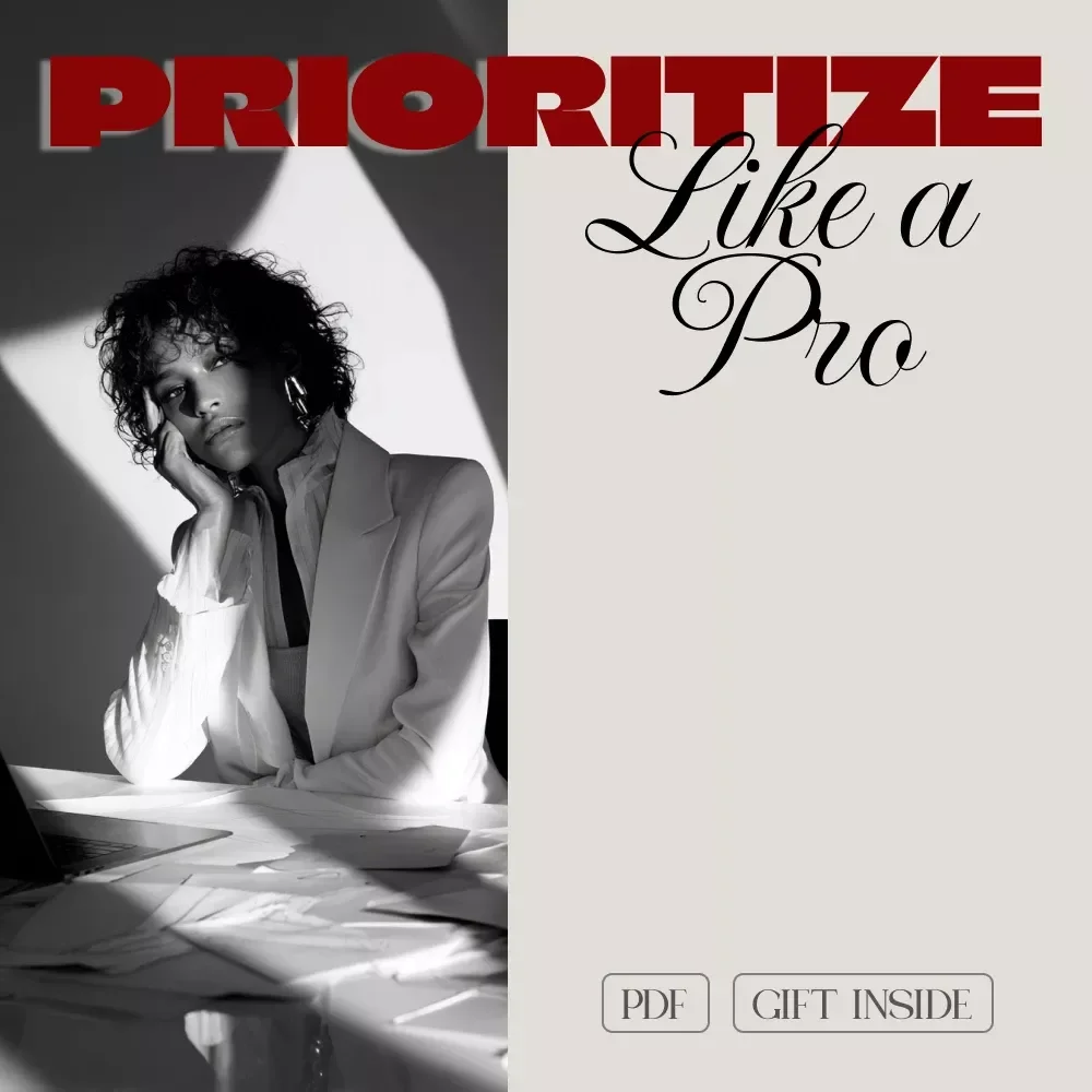 Prioritize Like a Pro | Task Prioritization Quick Guide | Digital Download Productivity eBook for Women