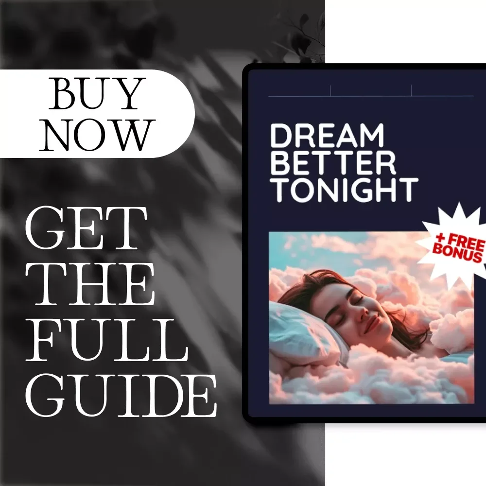 Dream Better Tonight | Sleep Hygiene Tips Guide for Deep Restful Sleep, Bedtime Routine Planner, Digital Download eBook for Better Sleep