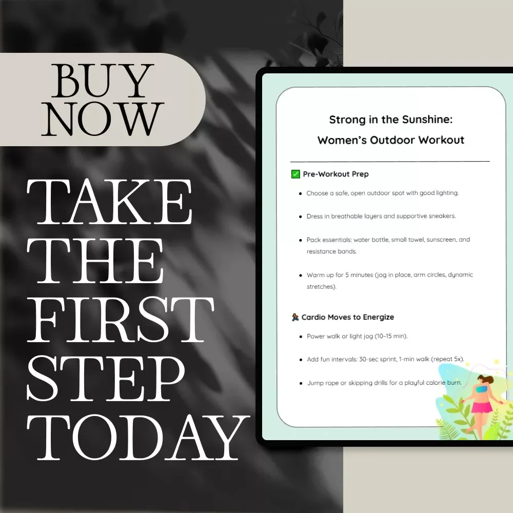 Strong in the Sunshine: Women’s Outdoor Workout - Printable Checklist for Energizing Outdoor Fitness