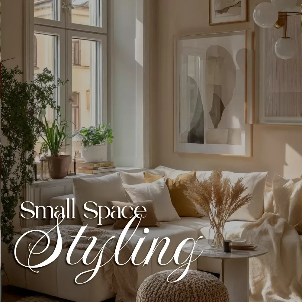 Chic & Compact: The Modern Woman’s Guide to Small Space Styling | Small Space Styling eBook | Digital Download Guide for Apartment Living, Storage Solutions & Modern Home Design