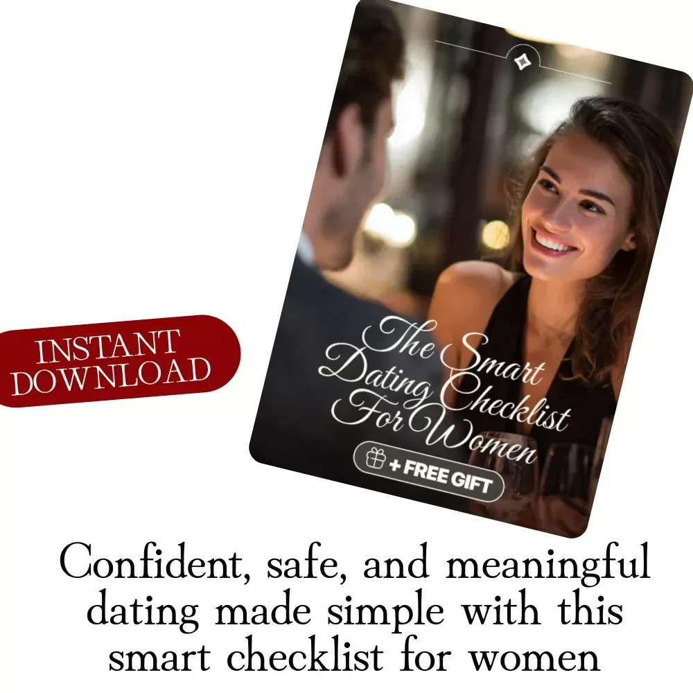 The Smart Dating Checklist for Women | Digital Download Guide, eBook & Printable Relationship Tips for Safe, Confident & Meaningful Dating