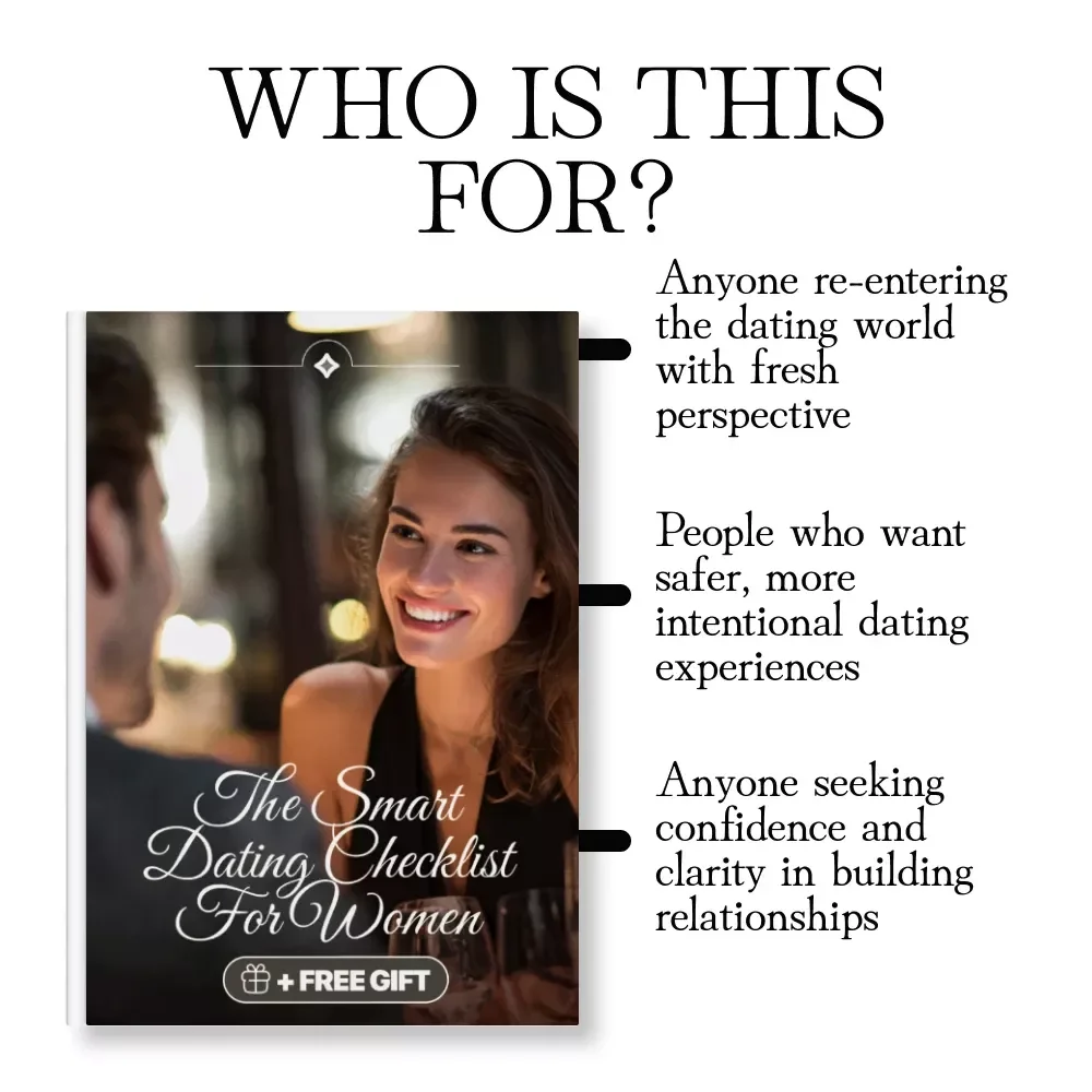The Smart Dating Checklist for Women | Digital Download Guide, eBook & Printable Relationship Tips for Safe, Confident & Meaningful Dating