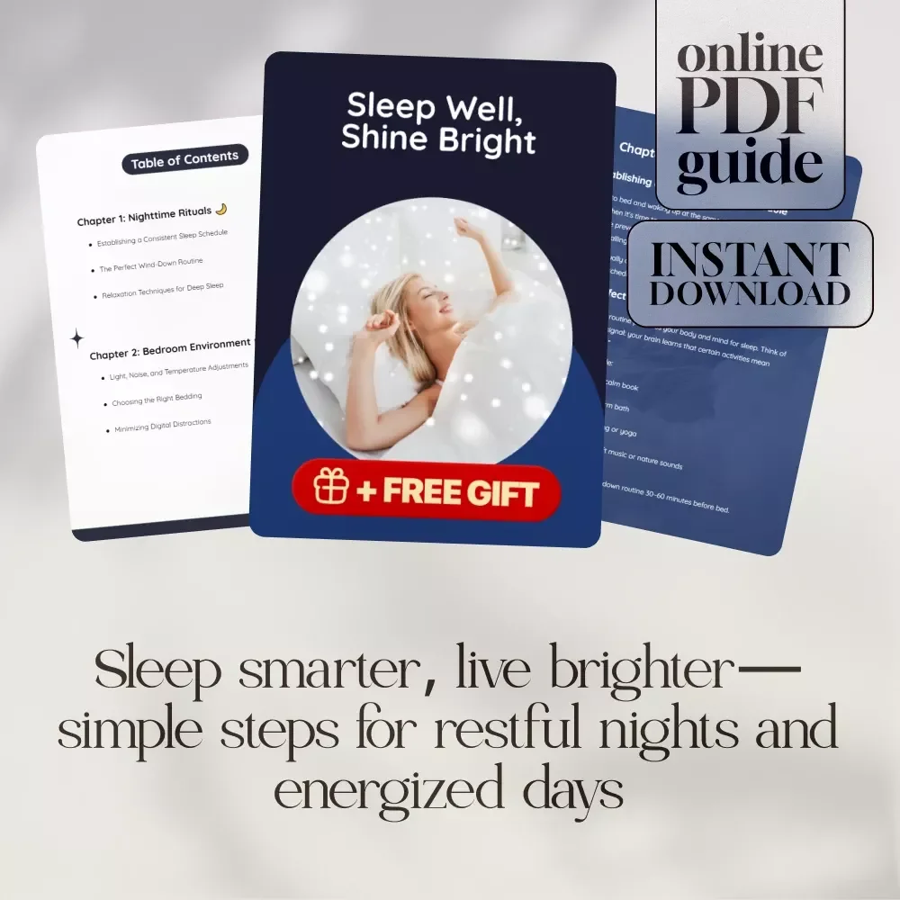 Sleep Well, Shine Bright | Insomnia Relief & Sleep Hygiene Guide for Better Nights & Brighter Days