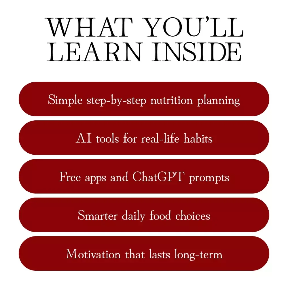 Your AI Personalized Healthy Eating Plan | Digital Download Guide | Smart Nutrition eBook, Healthy Lifestyle Checklist, AI Meal Planning