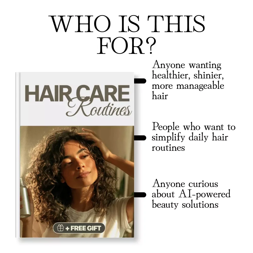 Hair Care Routines | Digital Guide for Healthy Hair | eBook with AI Hair Care Support, Styling & Protection Tips