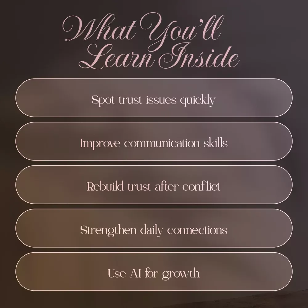Building Trust in Relationships eBook | Digital Guide for Healthy Communication, Emotional Connection & Rebuilding Trust