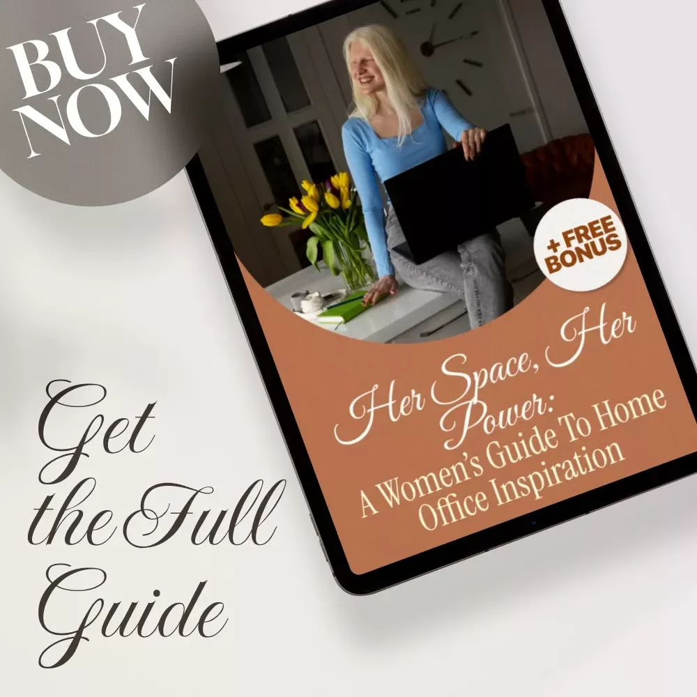 Her Space, Her Power: A Women’s Guide to Home Office Inspiration | Digital Download | eBook & Guide for Productivity, Organization, and Creativity