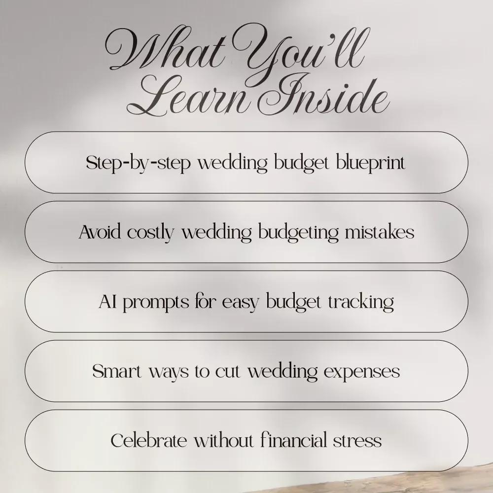 Wedding Budgeting Made Easy | Step-by-Step Wedding Budget Planning Guide for Couples
