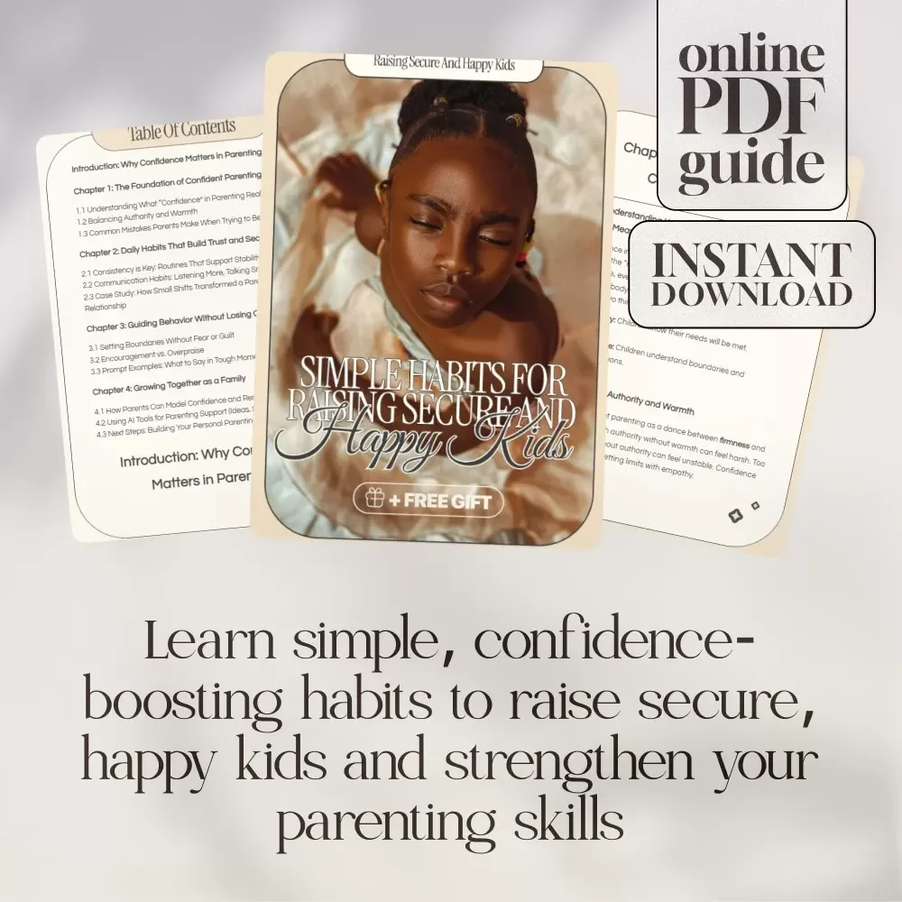 Simple Habits for Raising Secure and Happy Kids: A Confidence-Building Guide for Parents