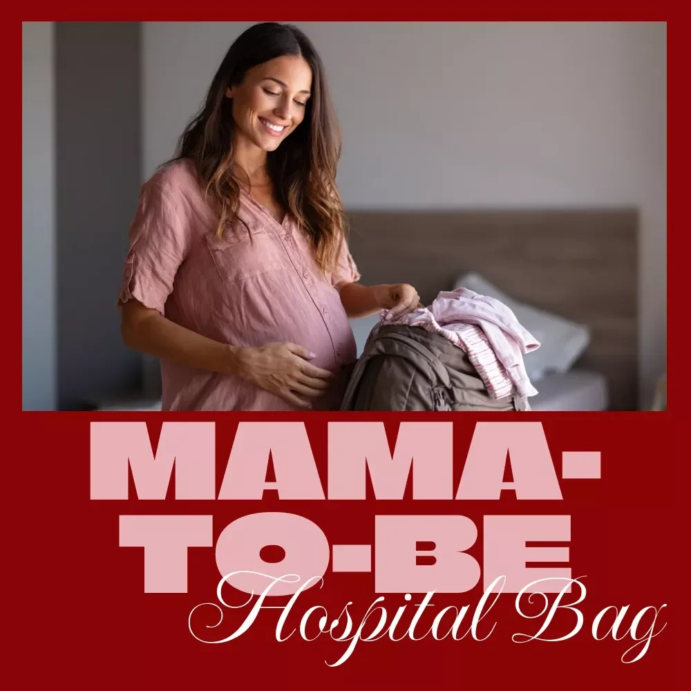 Mama-to-Be Hospital Bag Checklist: Pack Like a Pro! | Digital Download Guide for Packing Your Hospital Bag Checklist | Printable eBook for Moms, Dads & Baby