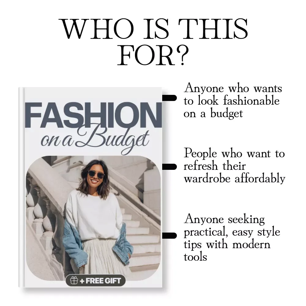 Fashion on a Budget | Digital Guide | Affordable Style Tips, Thrift Store Finds, Wardrobe Building, AI Shopping Strategies