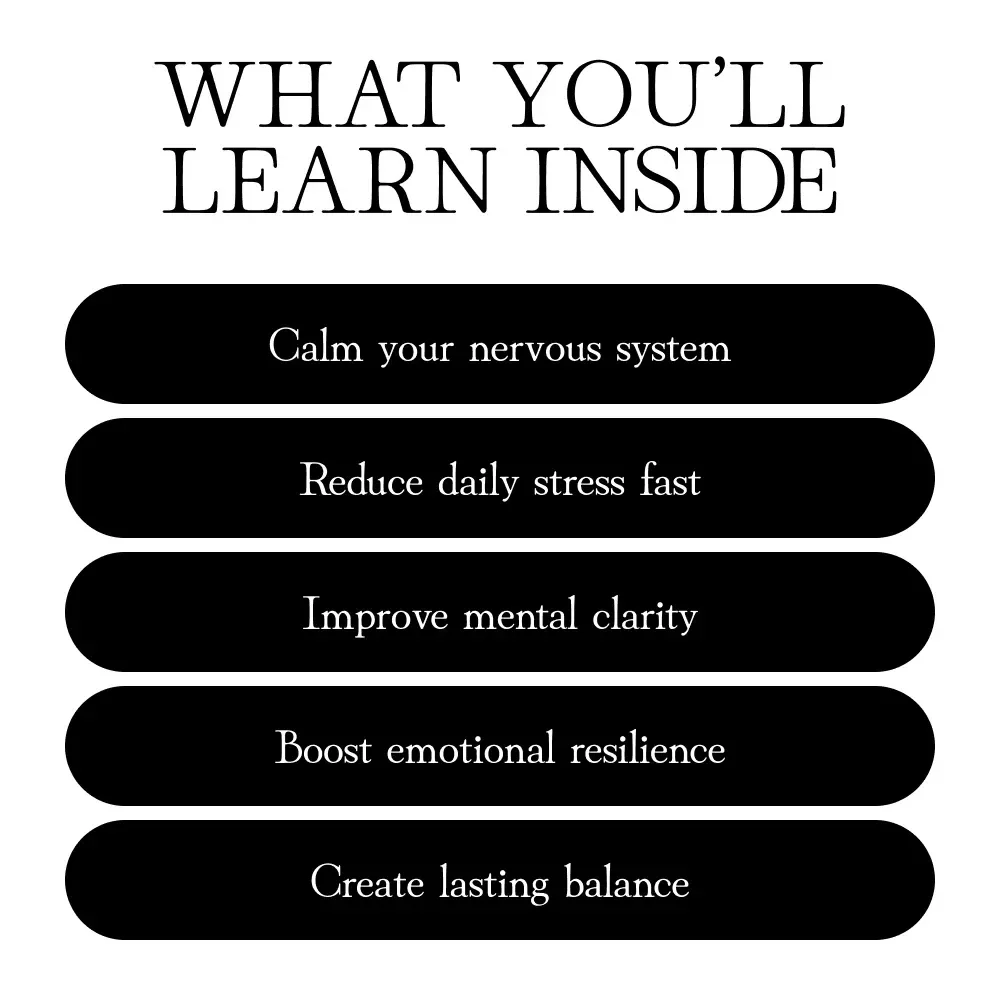 Stress Management Acupuncture | Digital Guide for Natural Stress Relief, Nervous System Balance, and Mind-Body Wellness