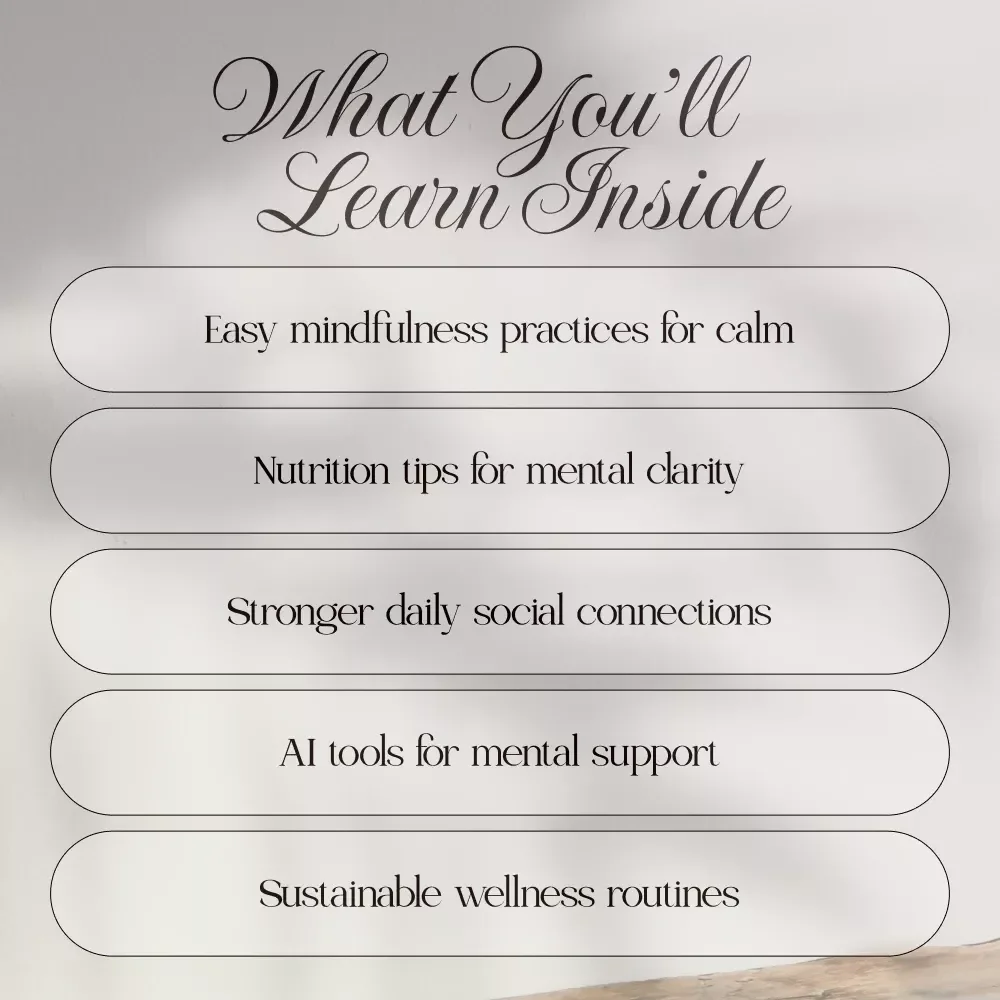Boost Your Mental Health and Well-Being Guide | Digital Download with Practical Mental Health Tips