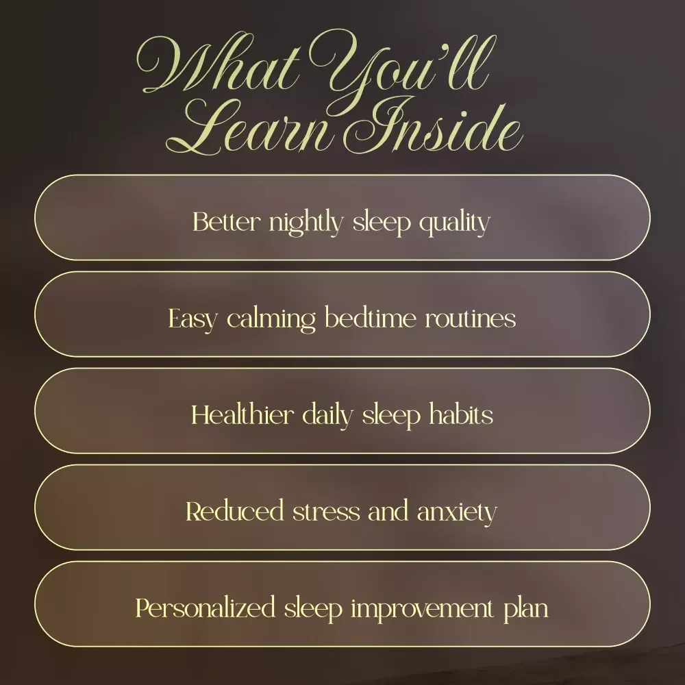 Dream Better: Your Restful Nights | Sleep Hygiene eBook Guide for Women | How to Improve Sleep Hygiene, Build Nighttime Routines & Create a Sleep Sanctuary