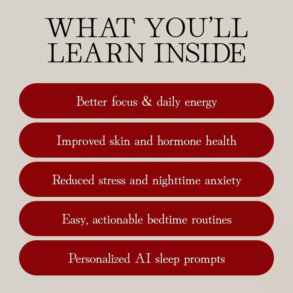 The Power of Rest | Sleep Hygiene Guide for Women | Why Is Sleep Hygiene Important | Digital Wellness eBook