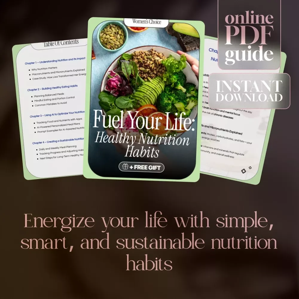 Fuel Your Life: Healthy Nutrition Habits | Digital Nutrition Guide for Balanced Eating, Mindful Habits & AI Meal Planning