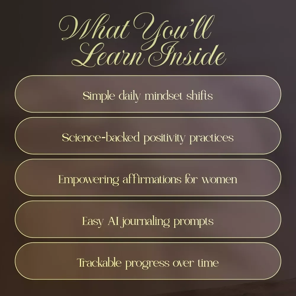 Rewire Your Brain for Positivity | Digital Guide on How to Rewire Your Brain for Positivity, Daily Mindset Shifts, Affirmations & Journaling Prompts for Women