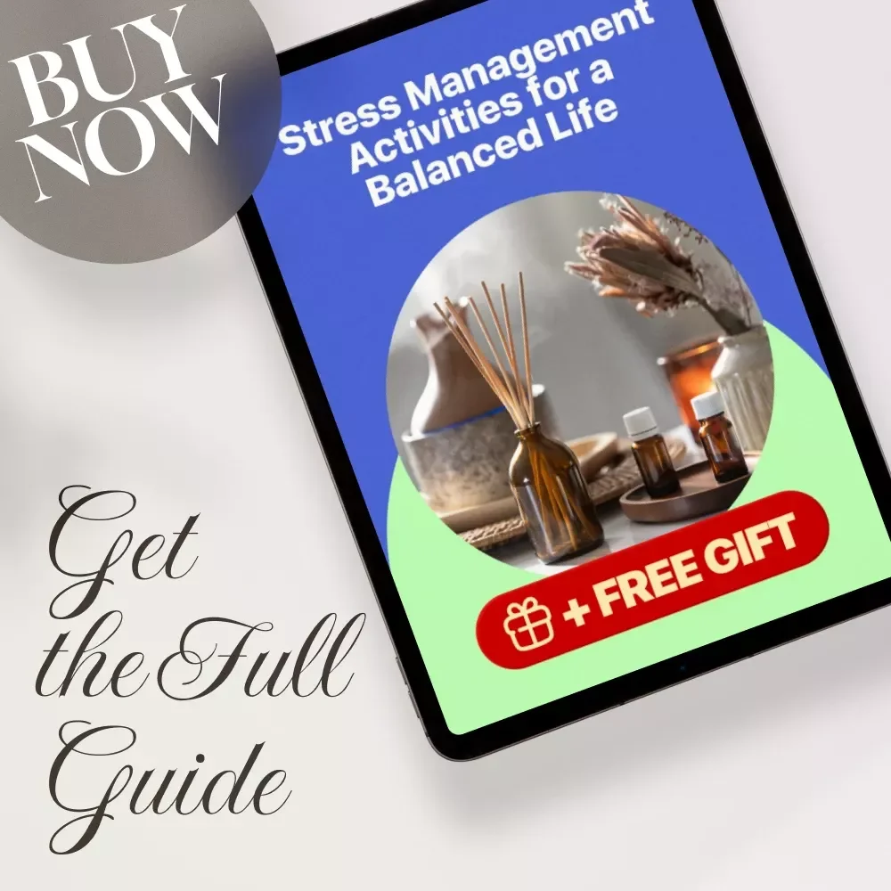 Stress Management Activities for a Balanced Life | Digital Guide with Practical Stress Management Activities, Relaxation Techniques & AI Tools
