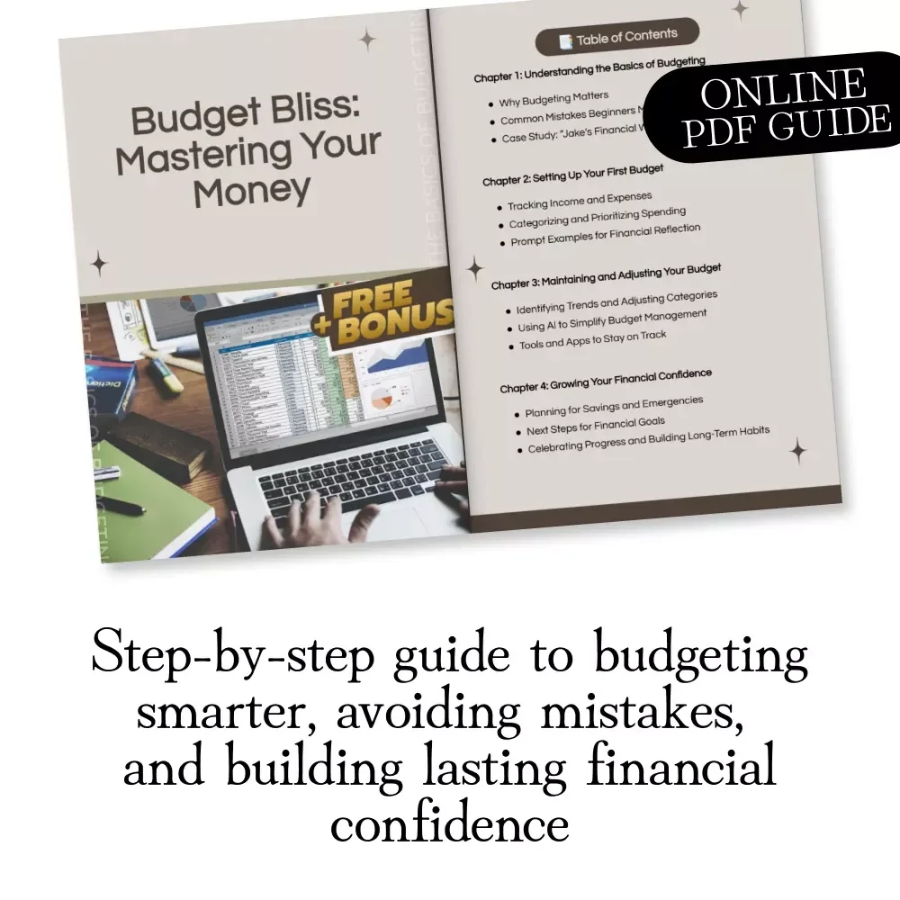 Budget Bliss: Mastering Your Money | Budgeting Basics for Beginners Digital Guide for Smart Money Management