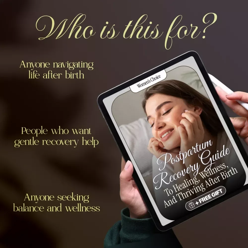 Postpartum Recovery Guide to Healing, Wellness, and Thriving After Birth | Digital Download eBook for New Moms | Postpartum Recovery Wellness & Self-Care