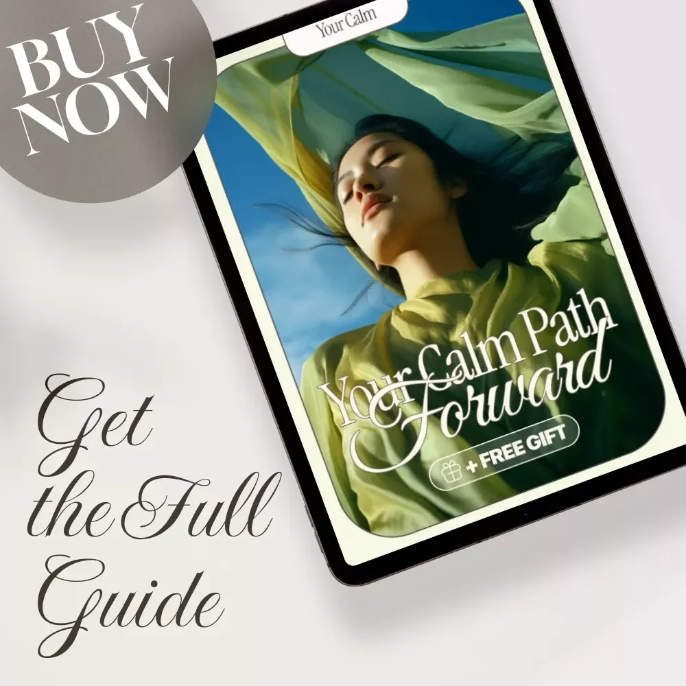 Your Calm Path Forward | AI Personalized Step-by-Step Anxiety Plan Guide | Digital Download for Anxiety Relief, Confidence & Calm