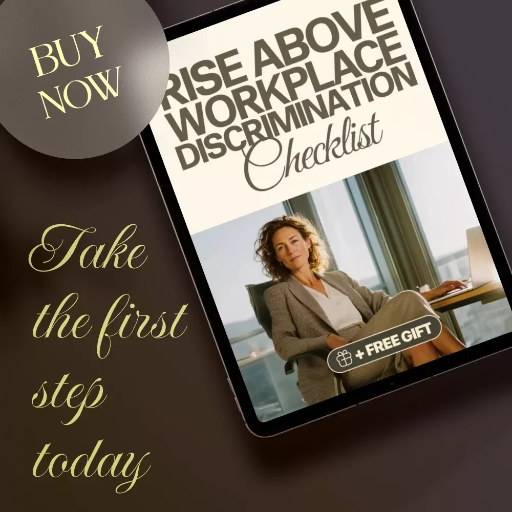 Rise Above Workplace Discrimination Checklist | Digital Download to Overcome Workplace Discrimination