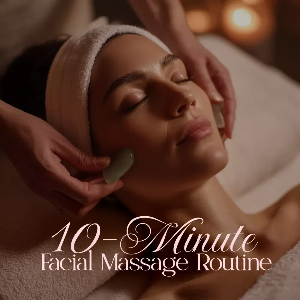 10-Minute Facial Massage Routine Checklist | Instant Digital Download Self-Care Guide for Relaxation & Glowing Skin
