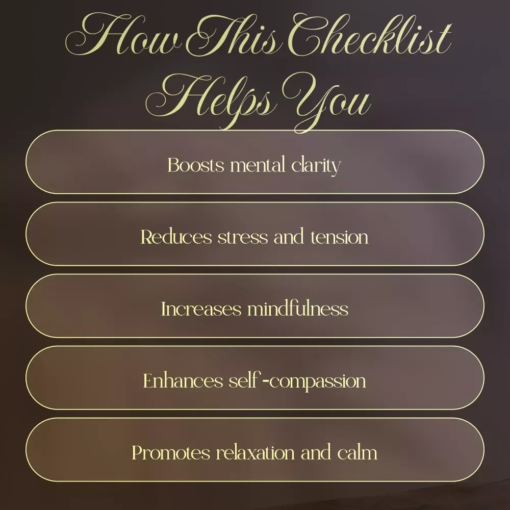 Daily Micro-Habits for Inner Peace Checklist: Simple Daily Practices for Calm and Clarity