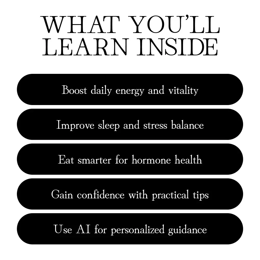 Balanced Within: Hormone Health | Hormone Balance eBook for Women | Digital Download Wellness Guide, Nutrition, Lifestyle & AI Support