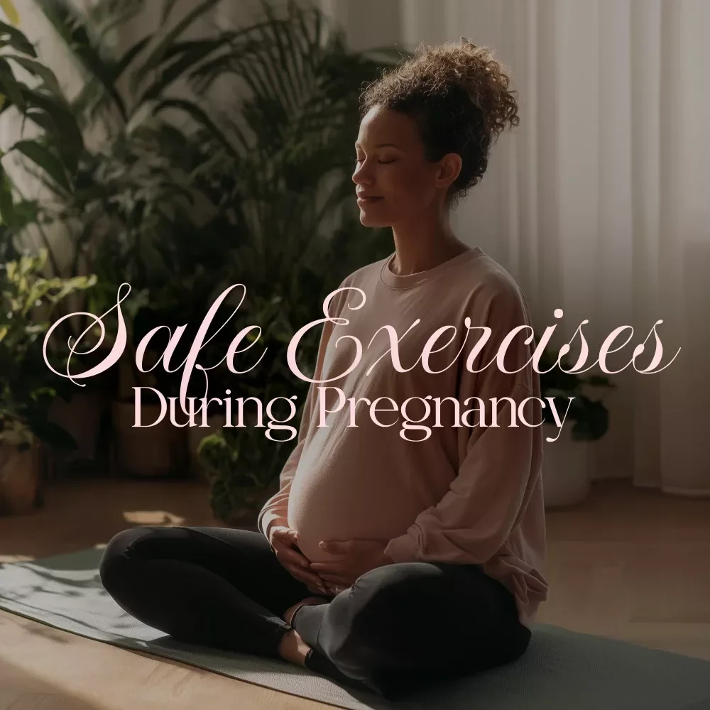Safe Exercises During Pregnancy: Checklist | Digital Download Guide for Moms-to-Be