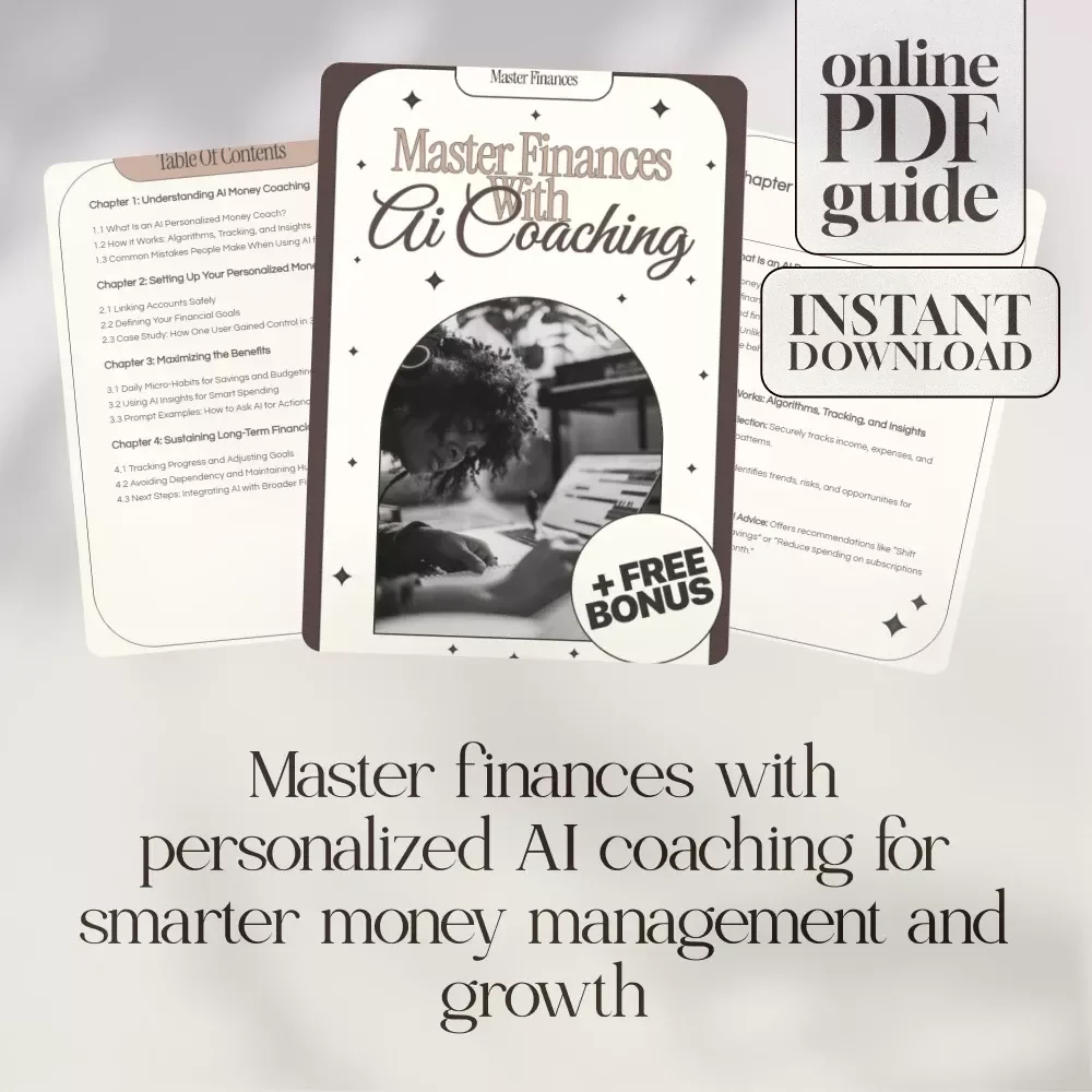 Master Finances with AI Coaching: The Ultimate Guide to Personalized Money Coaching and Financial Freedom