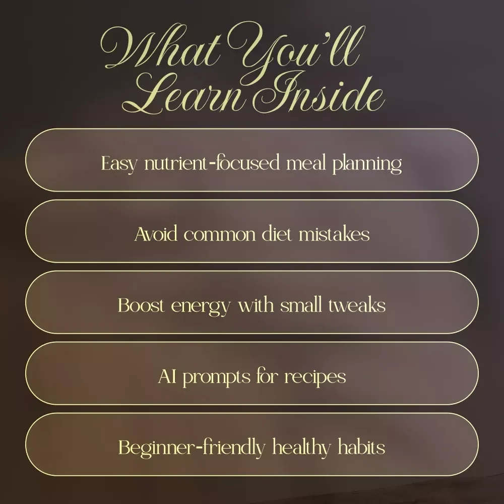 Biohacking Your Diet | Digital Guide for Nutrition, Meal Planning, AI Prompts, Healthy Habits & Lifestyle Optimization