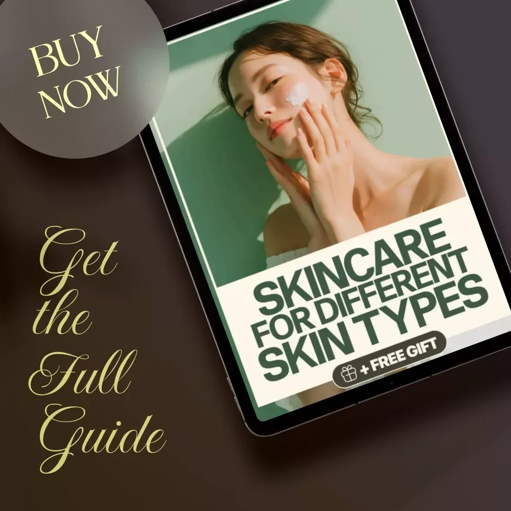 Skincare for Different Skin Types eBook | Digital Download Guide for Oily, Dry, Combination, and Sensitive Skin | Skincare Routine & AI Personalization