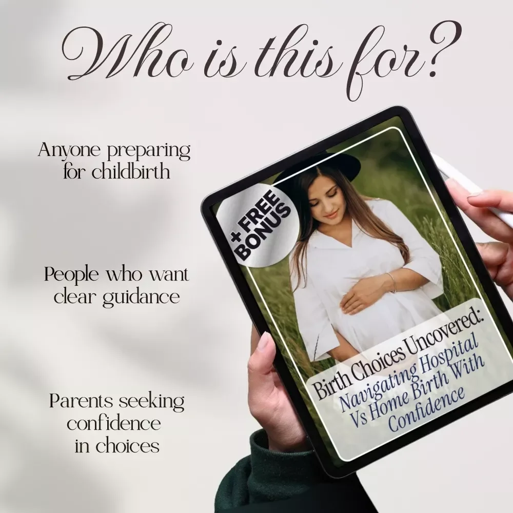 Birth Choices Uncovered: Navigating Hospital vs Home Birth with Confidence | Comprehensive Ebook for Expecting Parents | Hospital Birth vs Home Birth Comparison Guide