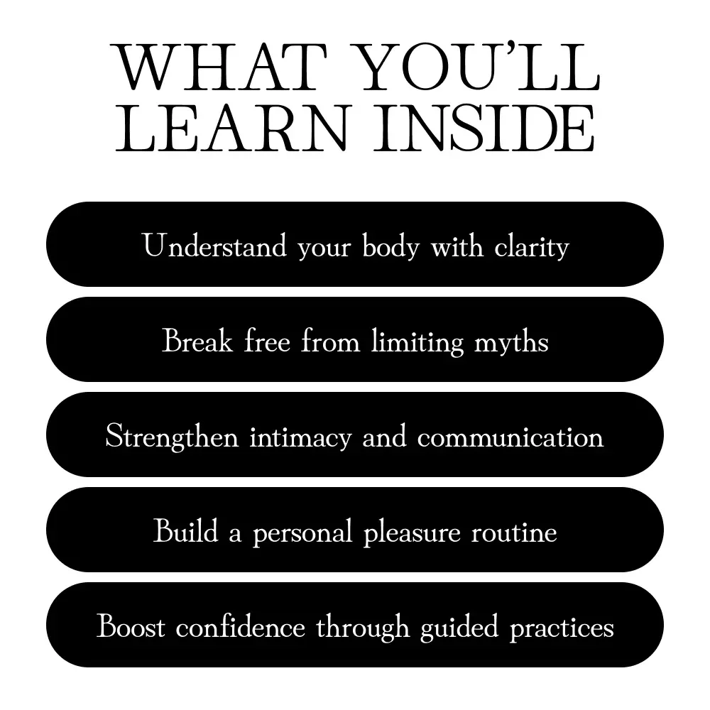 Own Your Desire: A Modern Guide to Embracing Female Sexuality | Digital Download eBook, Self-Discovery, Pleasure & Confidence Checklist