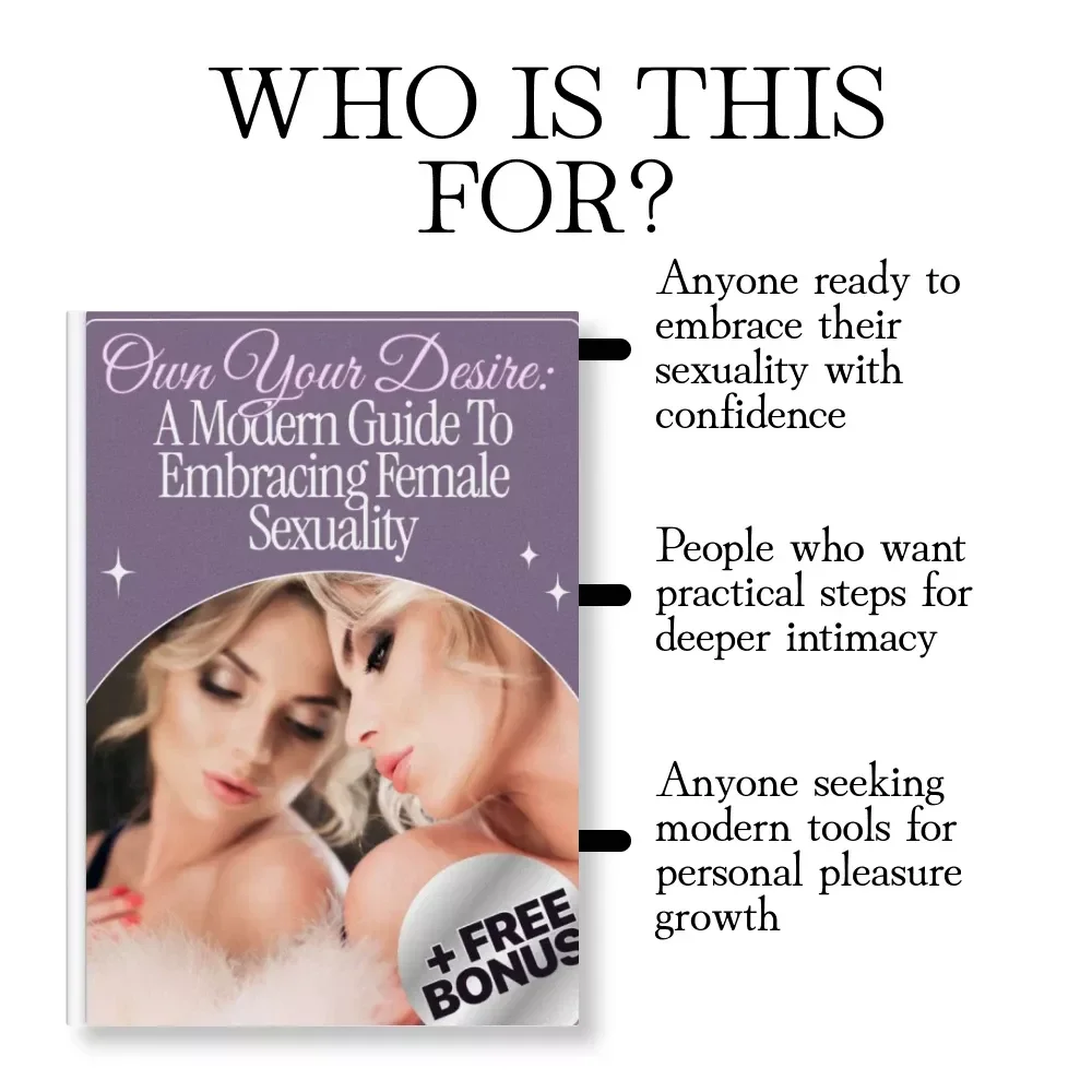 Own Your Desire: A Modern Guide to Embracing Female Sexuality | Digital Download eBook, Self-Discovery, Pleasure & Confidence Checklist