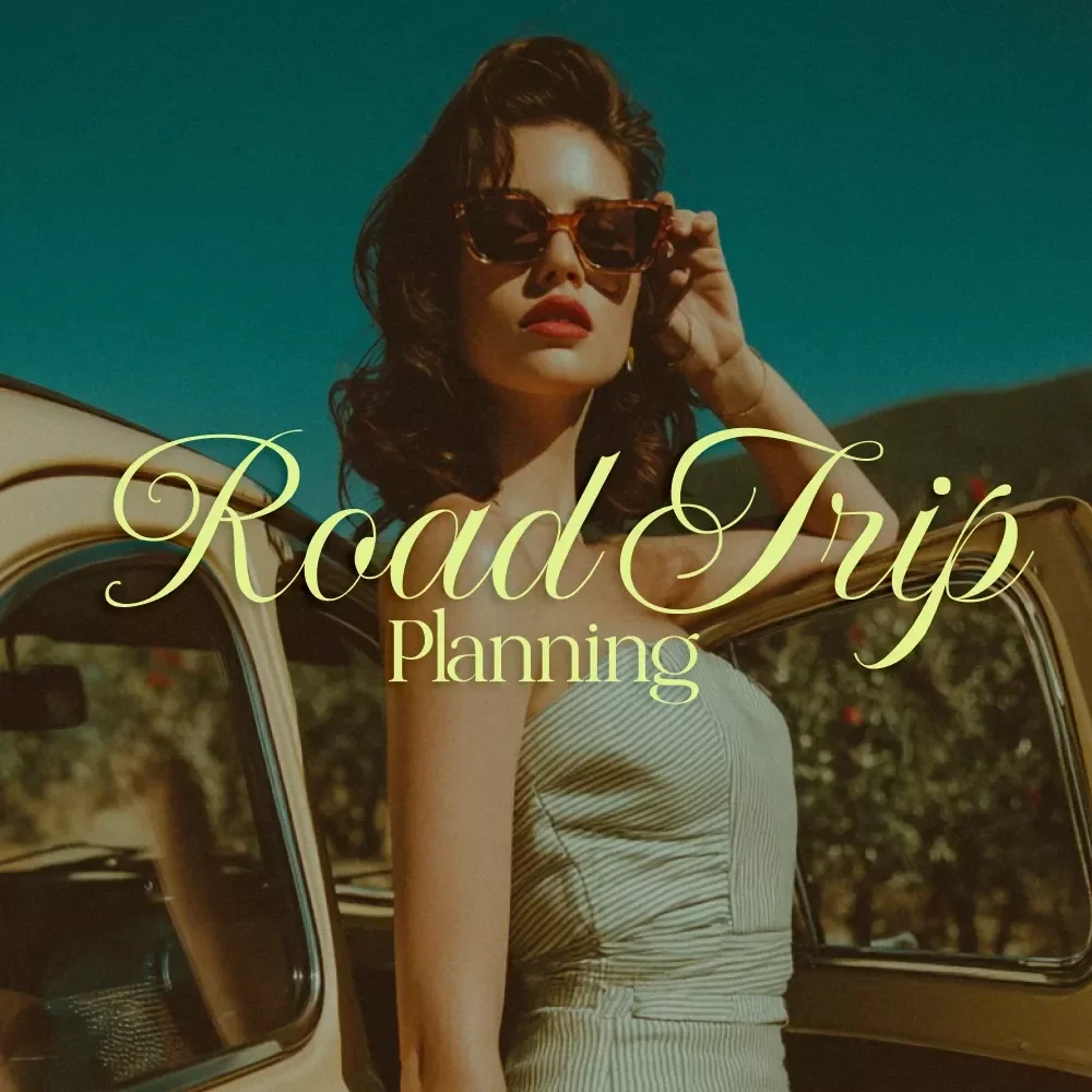 Ultimate Road Trip Planning Checklist for Women | Digital Travel Guide, Packing List & Safety Essentials for Road Trip Planning