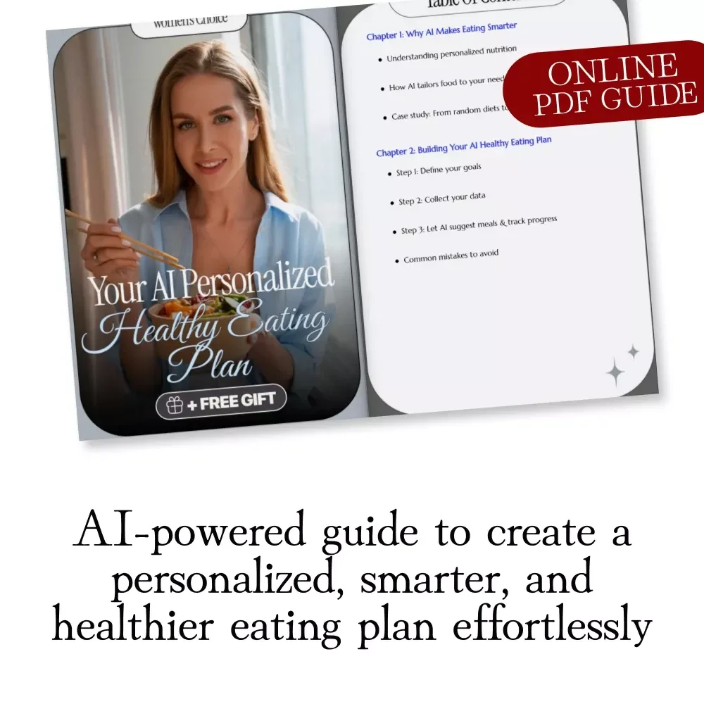 Your AI Personalized Healthy Eating Plan | Digital Download Guide | Smart Nutrition eBook, Healthy Lifestyle Checklist, AI Meal Planning