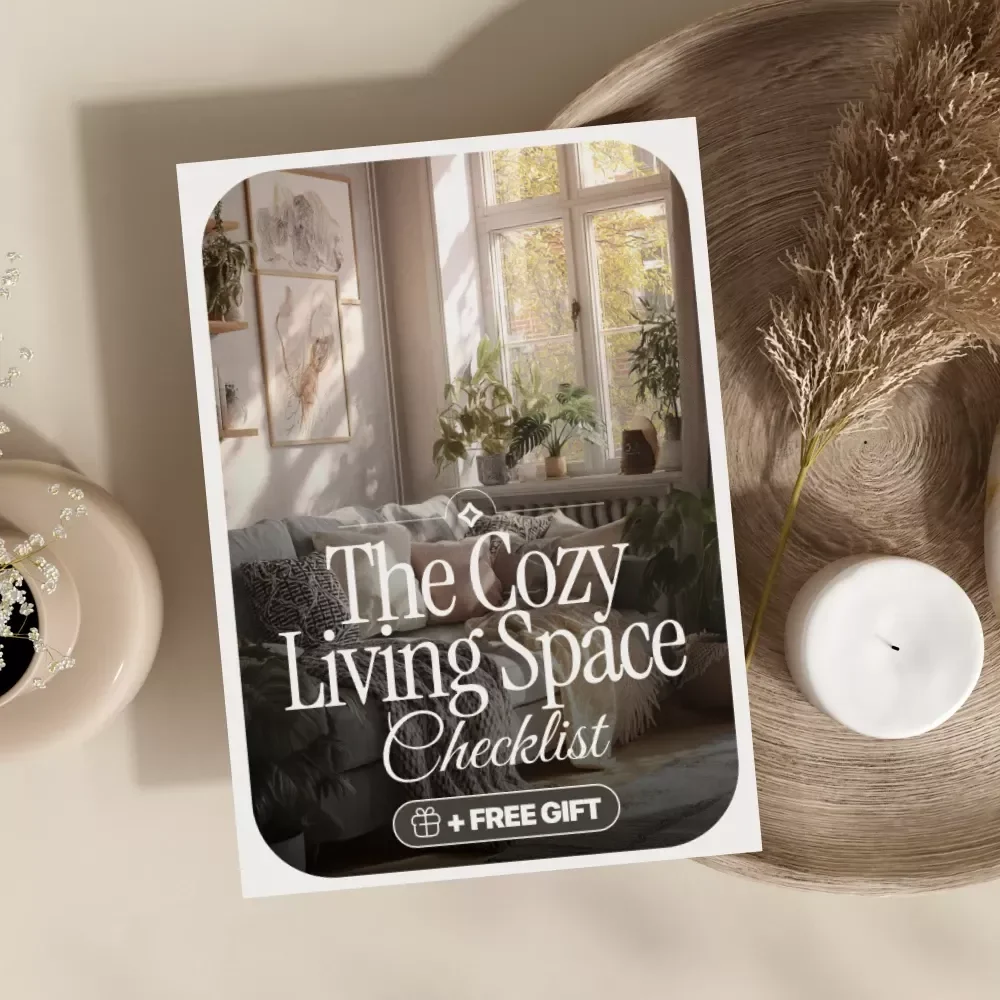The Cozy Living Space Checklist | Printable Digital Download | Home Decor Guide for Warm & Inviting Rooms | Cozy Home Checklist