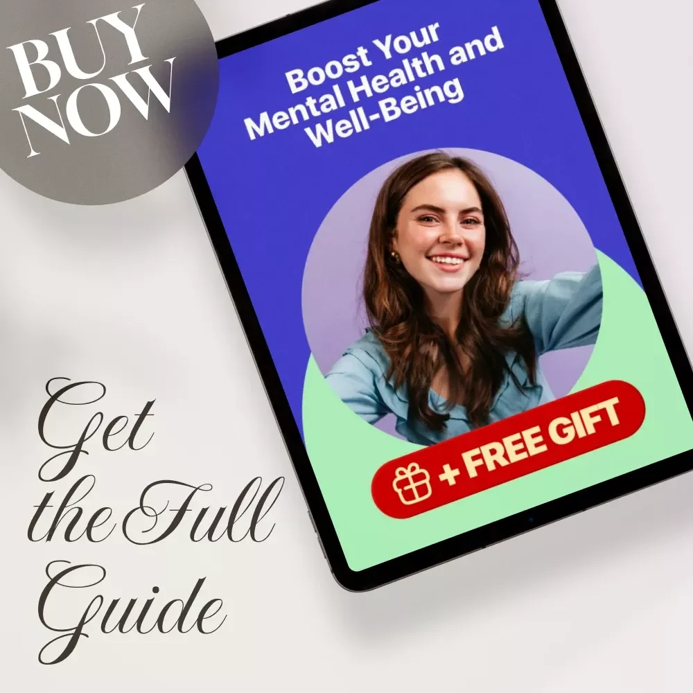 Boost Your Mental Health and Well-Being Guide | Digital Download with Practical Mental Health Tips