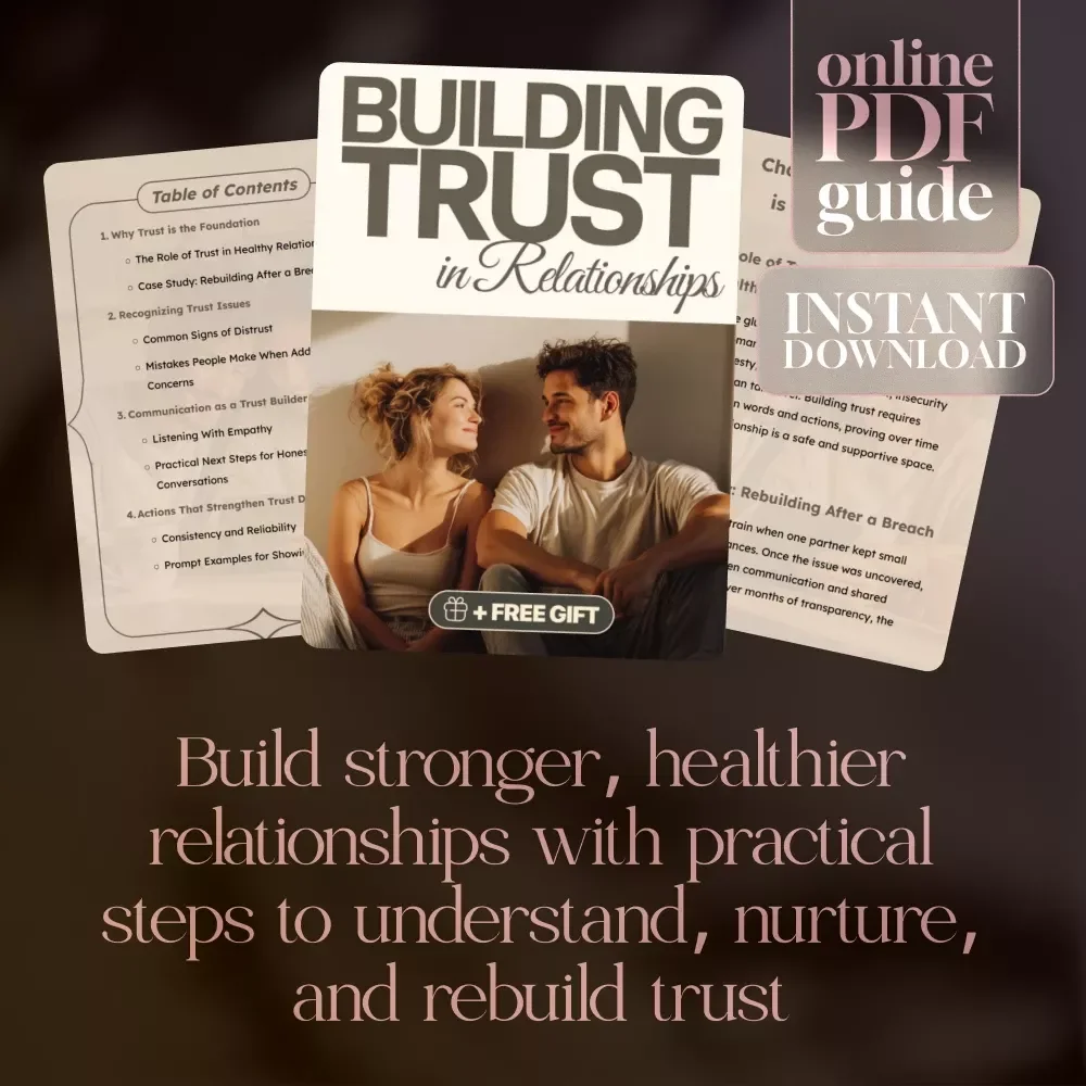 Building Trust in Relationships eBook | Digital Guide for Healthy Communication, Emotional Connection & Rebuilding Trust