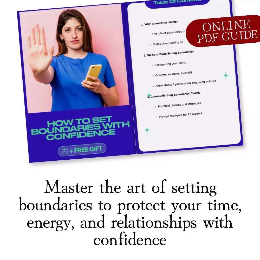 How to Set Boundaries with Confidence - A Guide to Building Healthy Relationships & Communicating with Clarity
