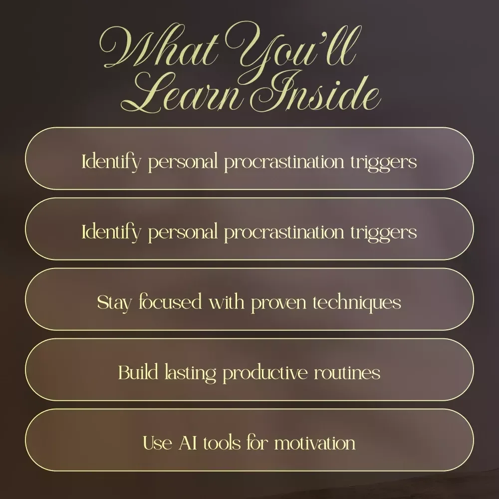The Guide to Ending Procrastination Ebook | How to Stop Procrastination & Build Lasting Habits