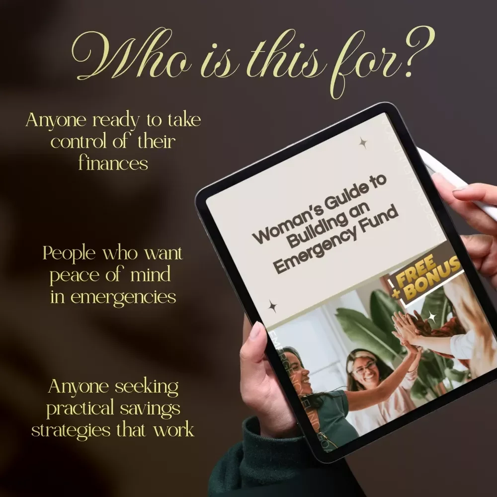 Woman’s Guide to Building an Emergency Fund | Digital Download Guide for Financial Security, Savings Strategies, and Smart Money Management