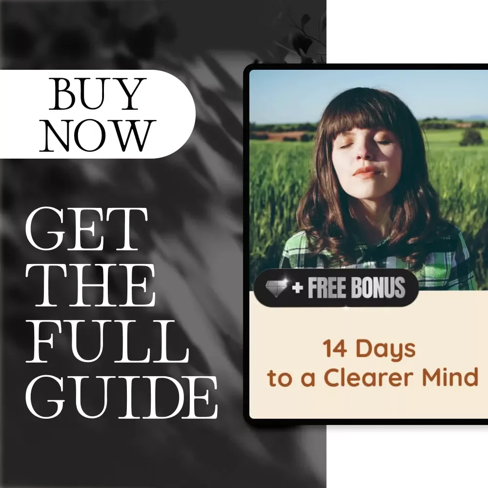14 Days to a Clearer Mind | 2-Week Mental Wellness Reset Digital Guide for Daily Rituals, AI Prompts & Long-Term Balance