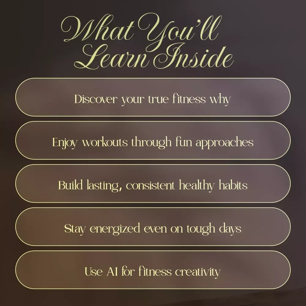 Move With Motivation | Fitness Motivation Guide | How to Stay Motivated to Work Out Regularly | Digital Download eBook & Checklist for Consistent Workouts