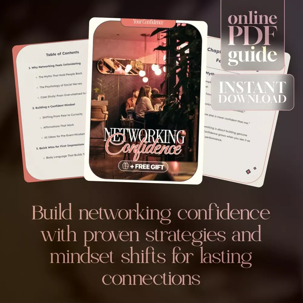 Networking Confidence: A Practical eBook Guide to Master Social Connections & Build Lasting Relationships