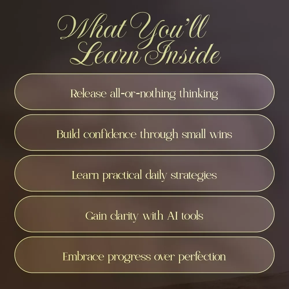 Embrace Imperfection | Self-Growth Digital Guide | How to Overcome Perfectionism & Find Freedom