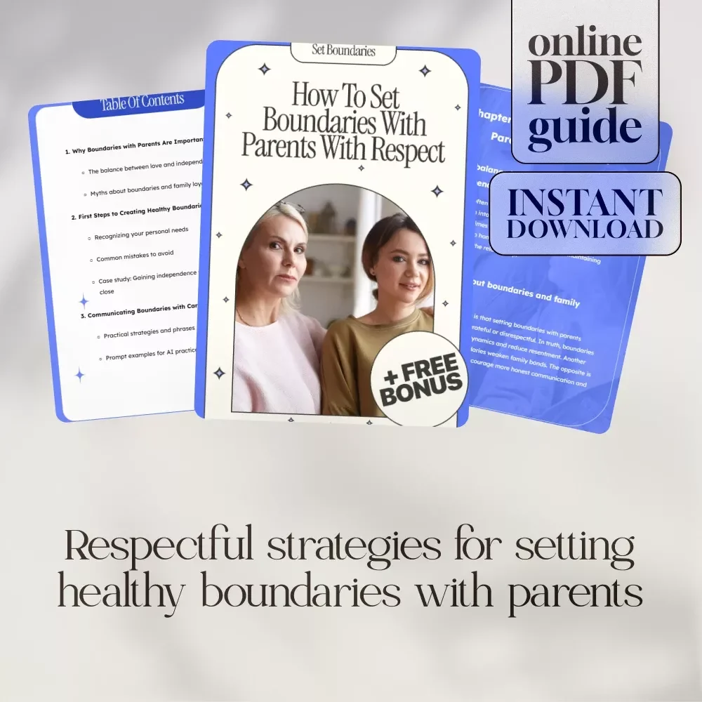 How to Set Boundaries with Parents with Respect | Digital Guide for Healthy Relationships, Communication, and Independence